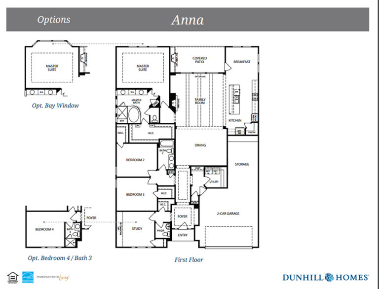 Anna floor plan by Dunhill Homes Floor Plan Friday