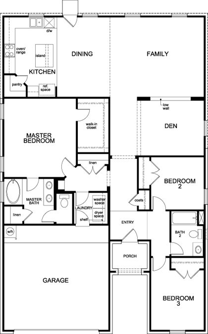 Plan 1813 By KB Homes Floorplan Floor Plan Friday