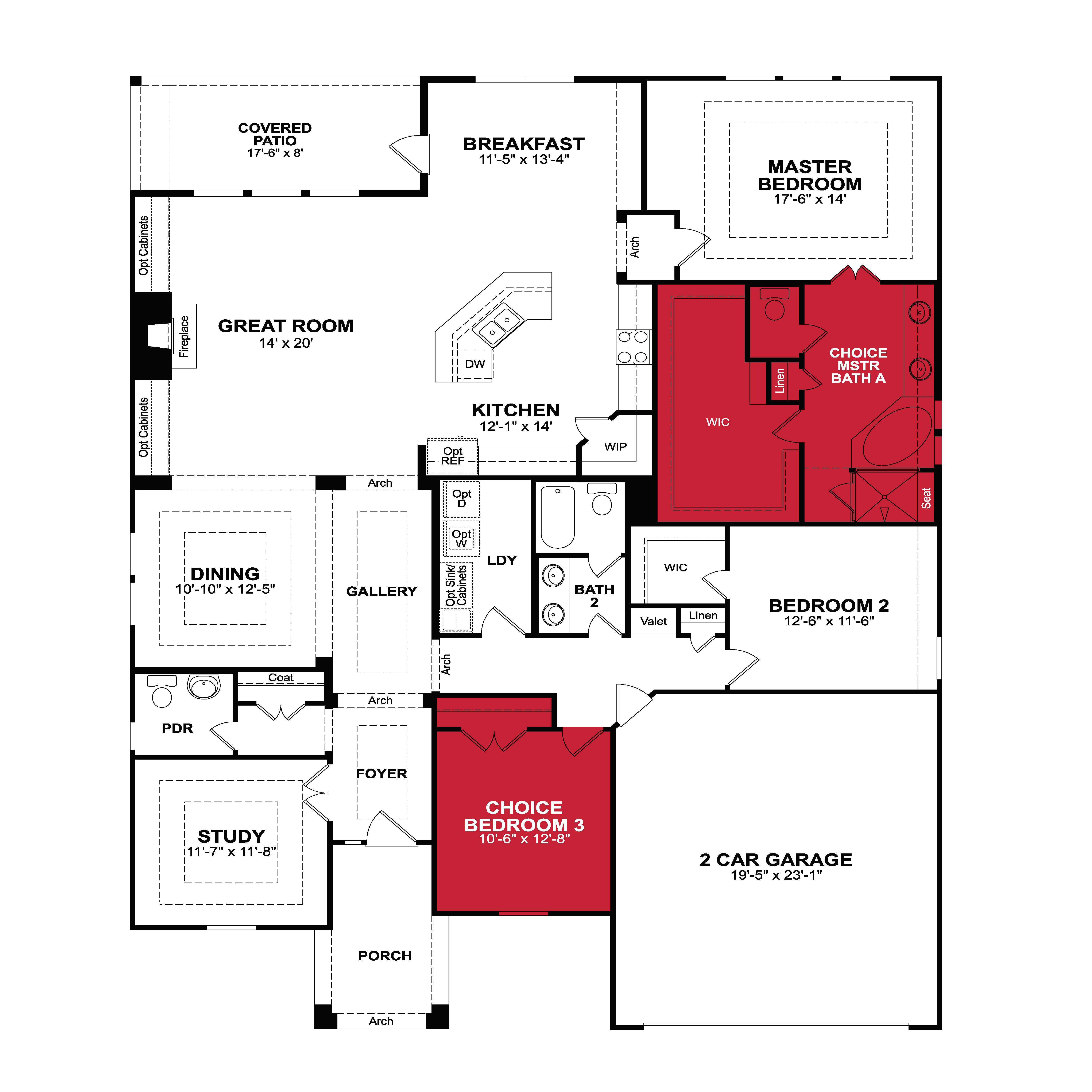 Bandera Plan By Beazer Homes Floor Plan Friday