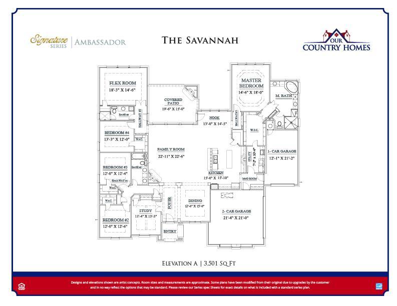 The Savannah by Our Country Homes Floor Plan Friday